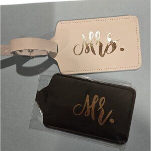 3/$25 NEW MR & MRS Luggage Tags